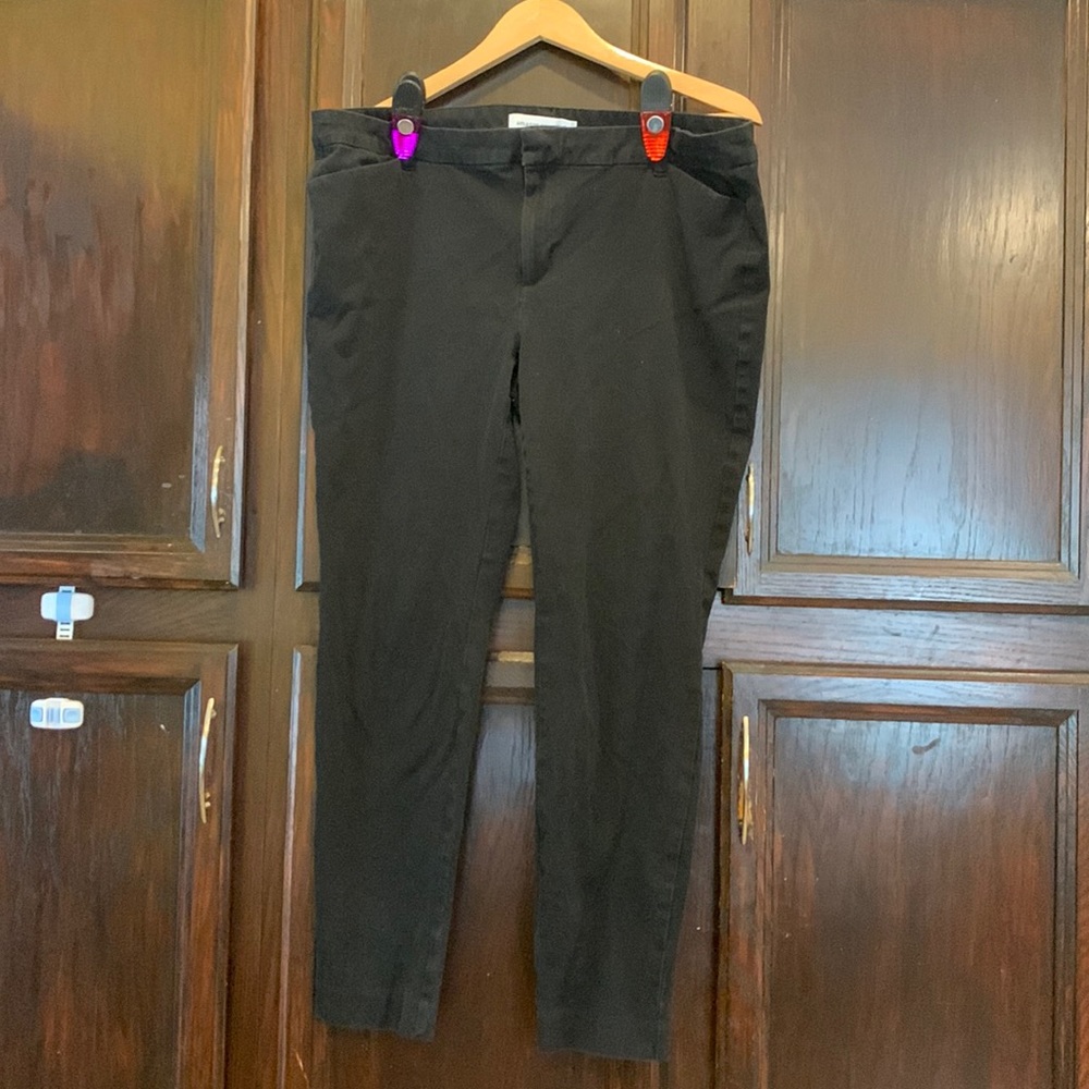 *3/$10* Classic skinny black chino pants - size 18 - Amazon